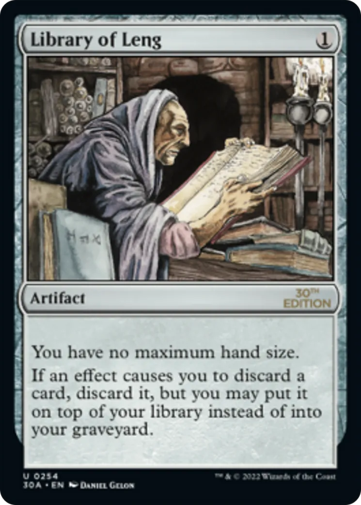 Bibliothèque de Leng — 30th Anniversary Edition — Magic: The Gathering