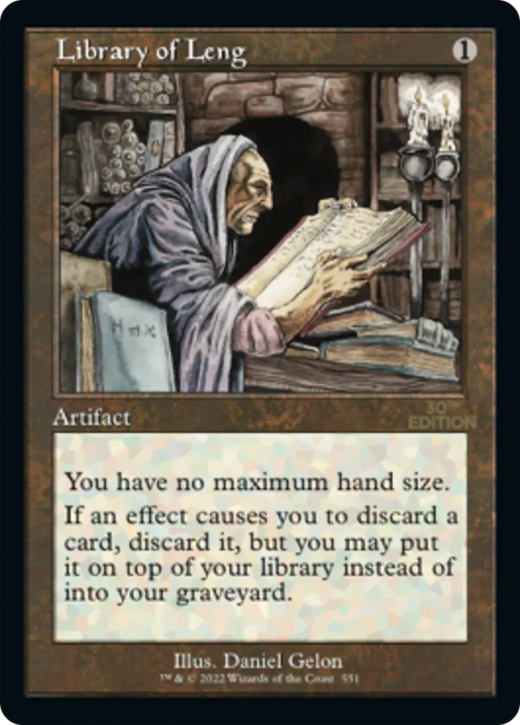 Library of Leng — 30th Anniversary Edition — Magic: The Gathering