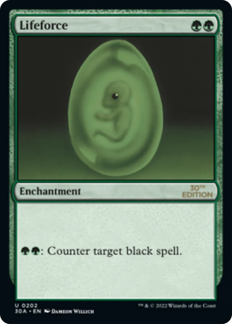 Lifeforce — 30th Anniversary Edition — Magic: The Gathering