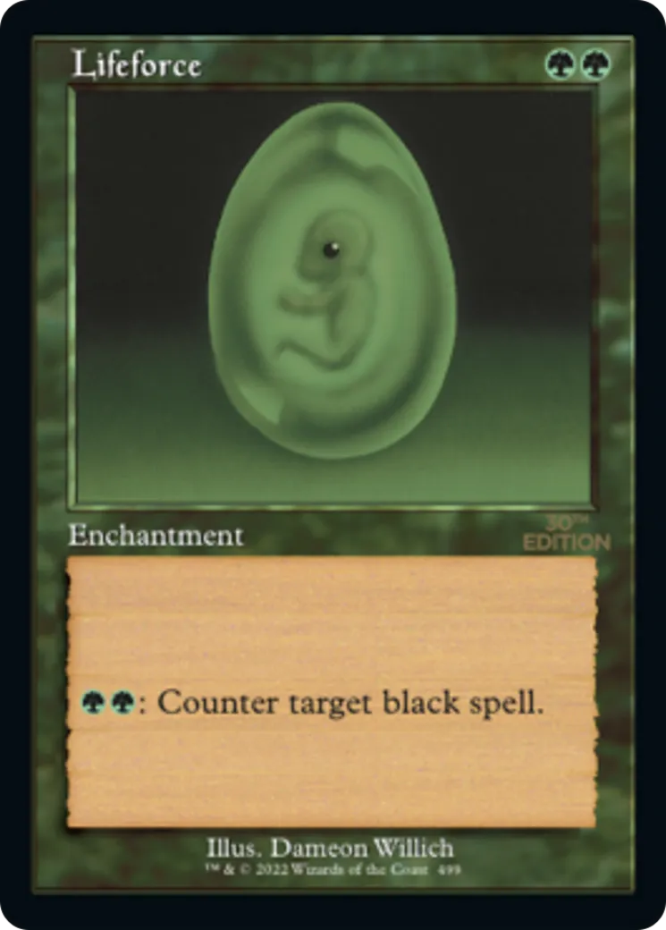 Force de vie — 30th Anniversary Edition — Magic: The Gathering