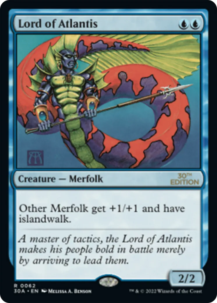 Seigneur de l'Atlantide — 30th Anniversary Edition — Magic: The Gathering