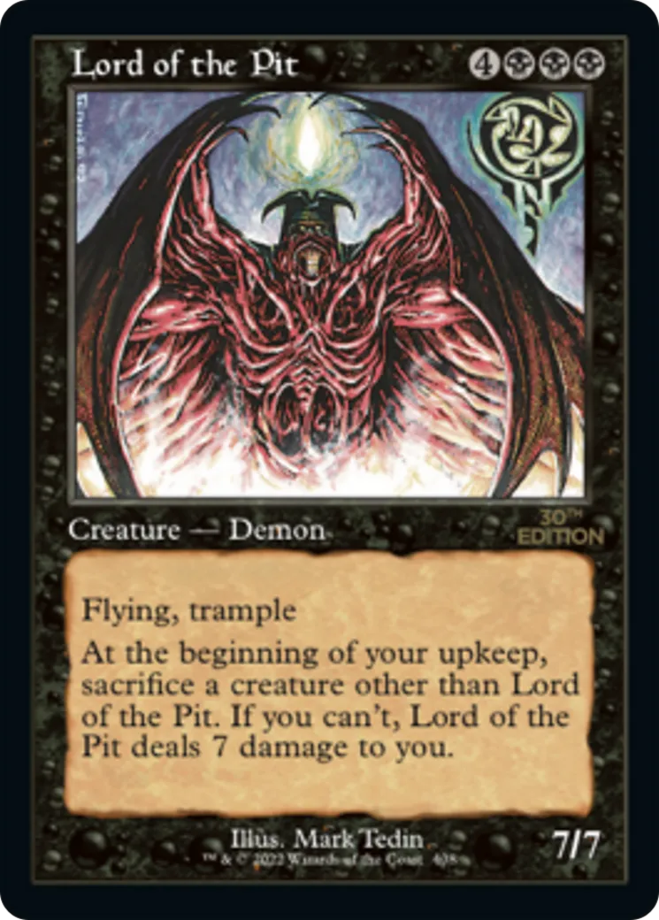 Lord of the Pit from 30th Anniversary Edition - Magic: The Gathering