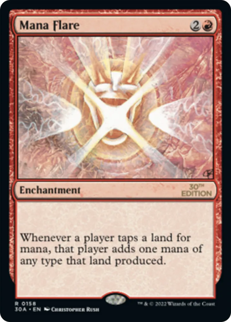 Flamboiement de mana — 30th Anniversary Edition — Magic: The Gathering