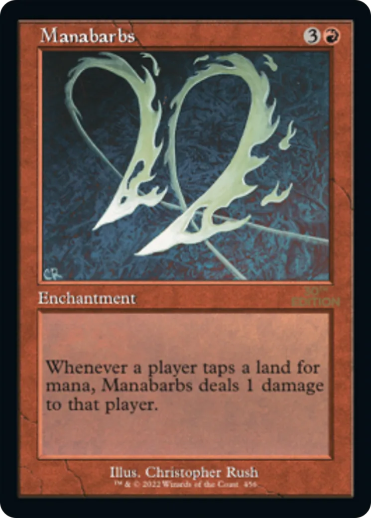 Manabarbs — 30th Anniversary Edition — Magic: The Gathering