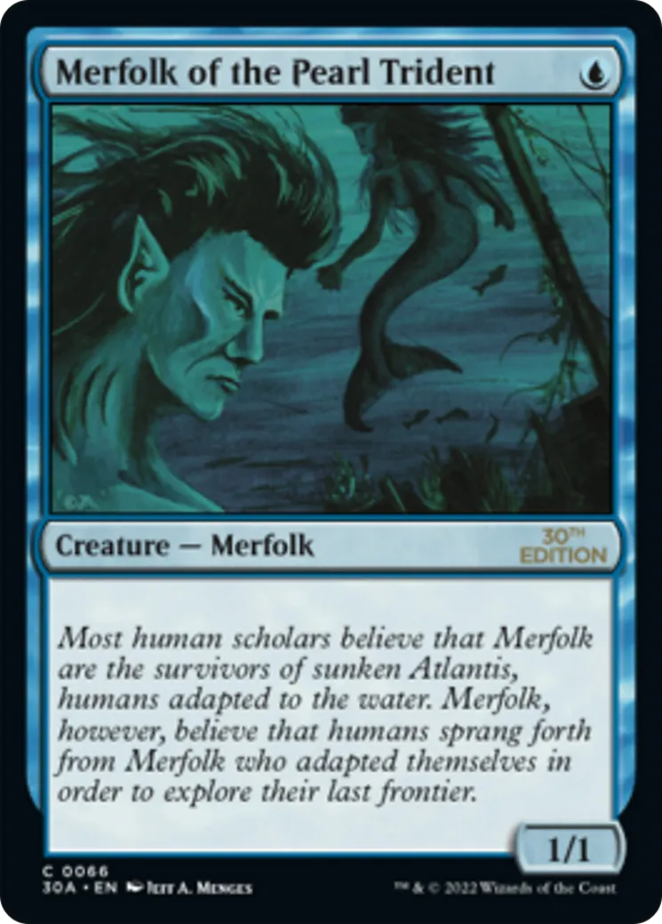 Merfolk of the Pearl Trident — 30th Anniversary Edition — Magic: The Gathering