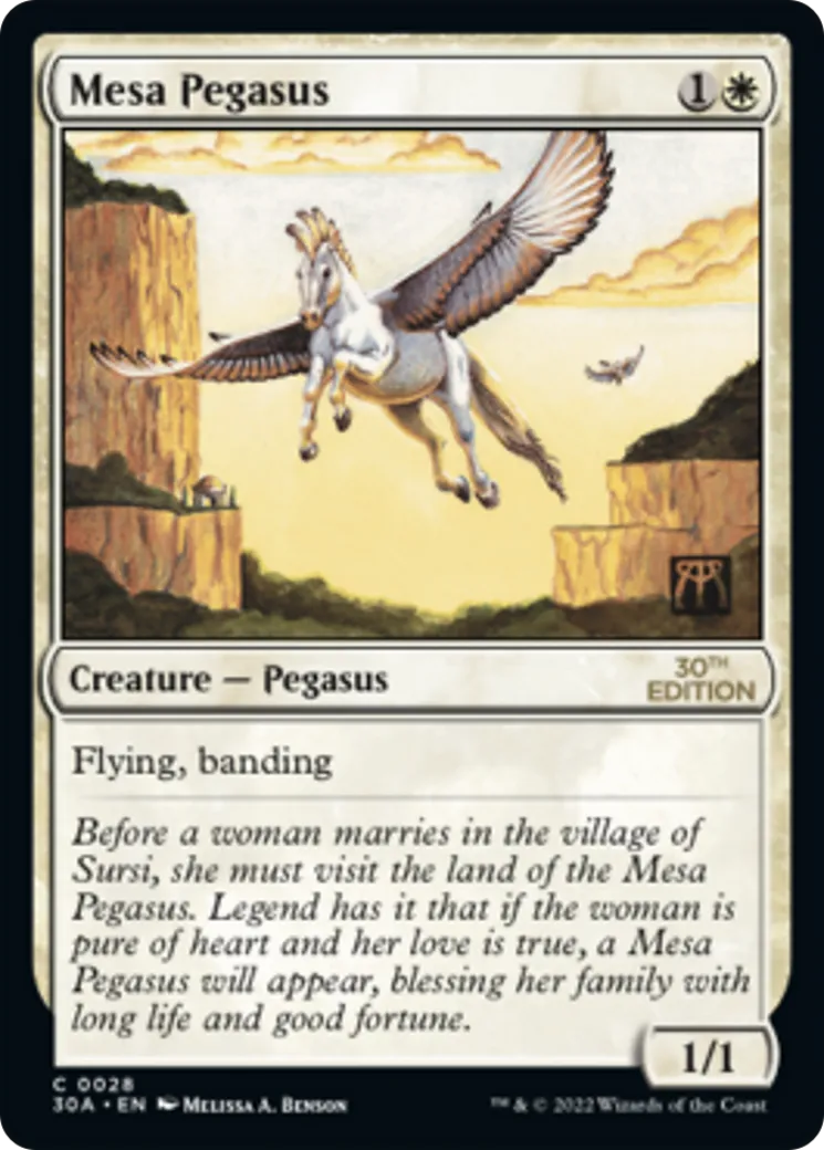 Mesa Pegasus — 30th Anniversary Edition — Magic: The Gathering