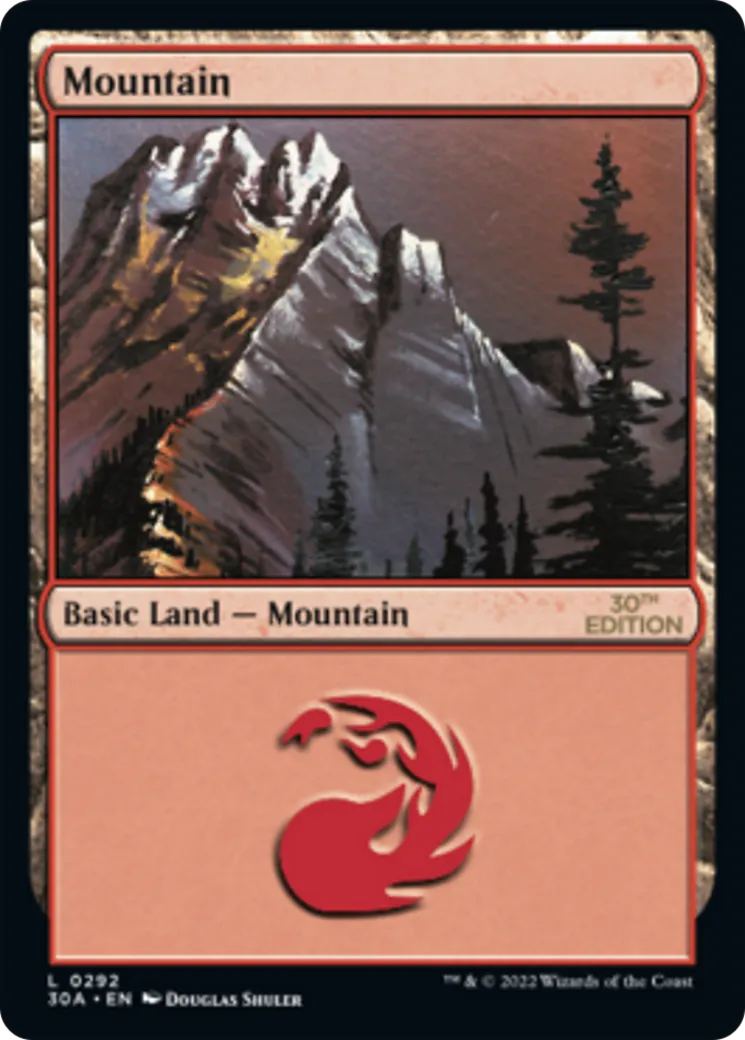 Mountain — 30th Anniversary Edition — Magic: The Gathering