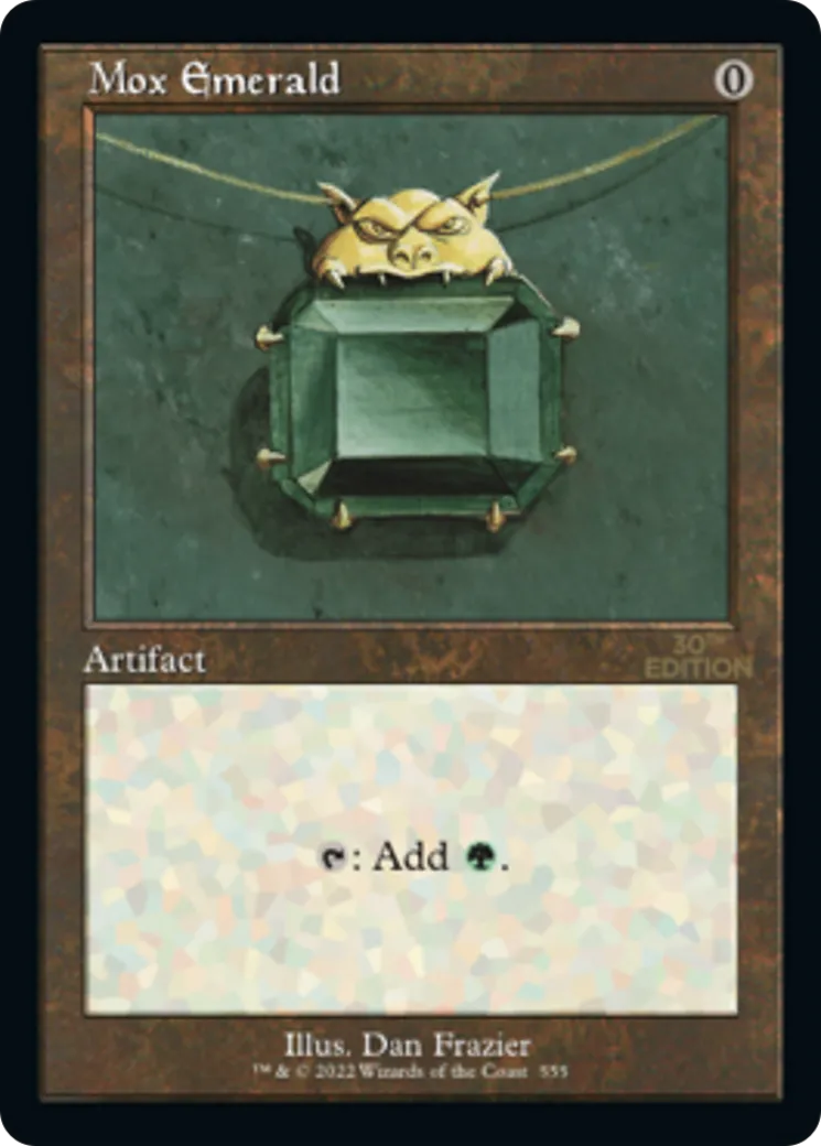 Mox Emerald from 30th Anniversary Edition - Magic: The Gathering