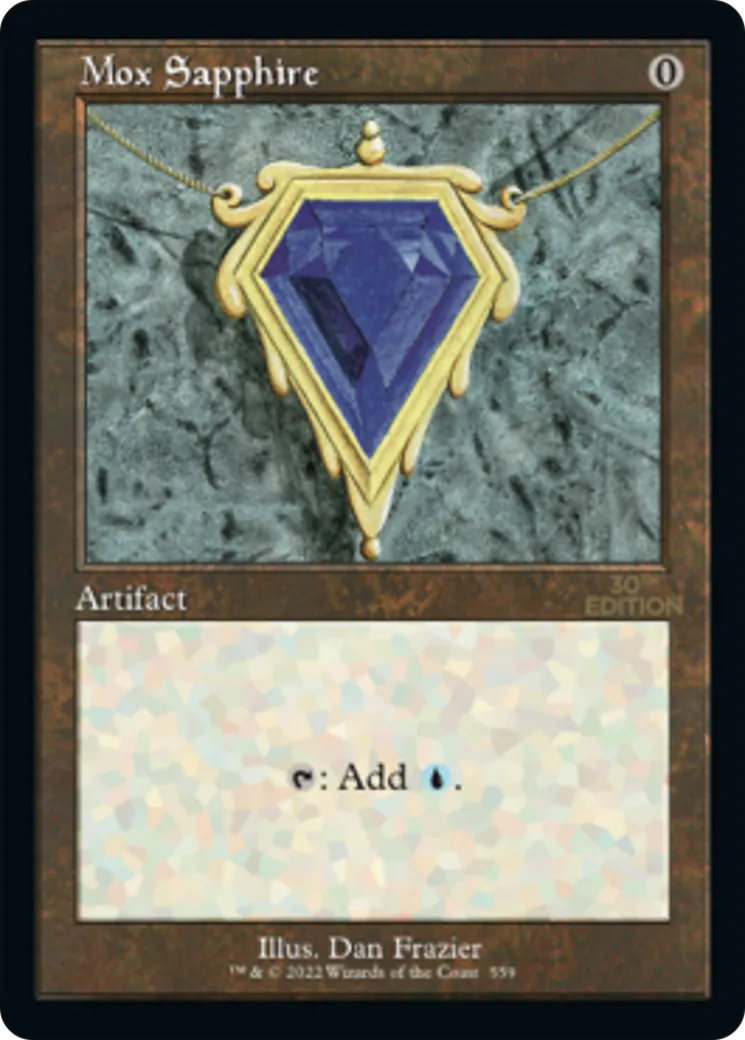 Mox Sapphire — 30th Anniversary Edition — Magic: The Gathering