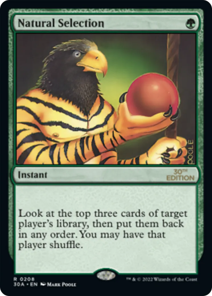 Natural Selection from 30th Anniversary Edition - Magic: The Gathering