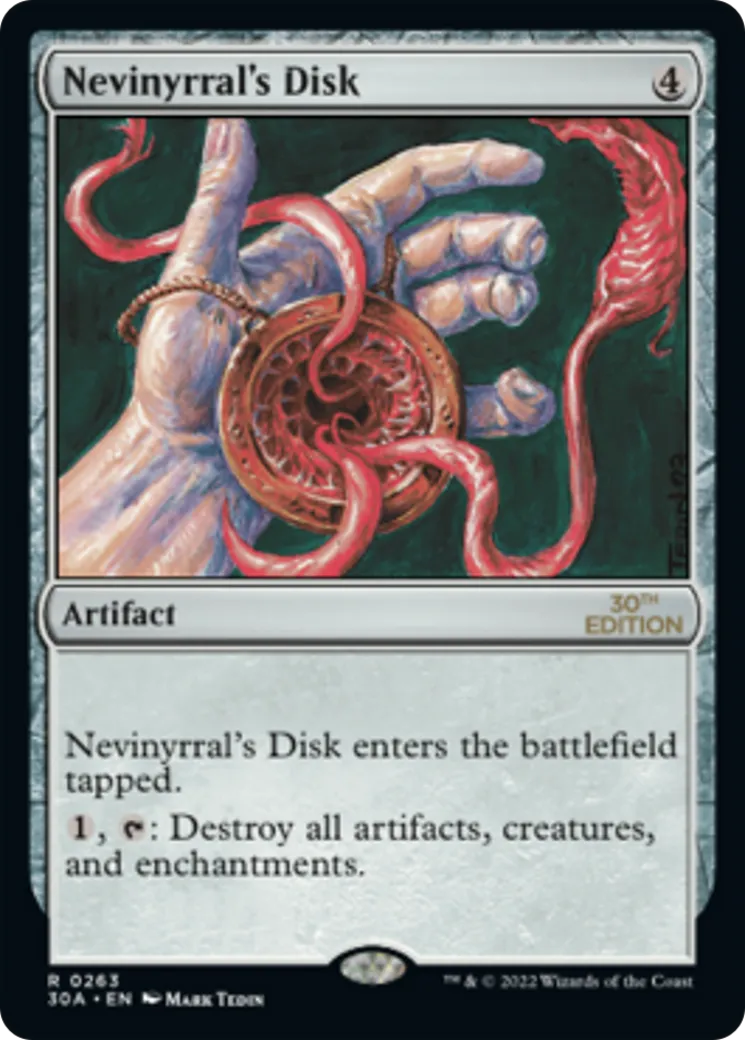 Disque de Nevinyrral — 30th Anniversary Edition — Magic: The Gathering