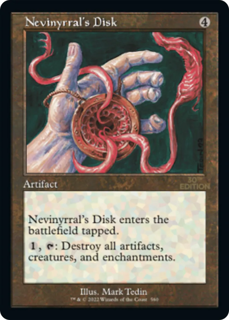 Disque de Nevinyrral — 30th Anniversary Edition — Magic: The Gathering