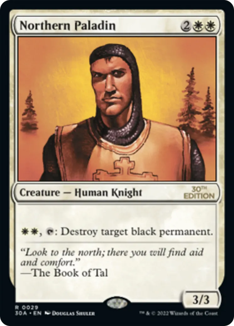 Northern Paladin — 30th Anniversary Edition — Magic: The Gathering
