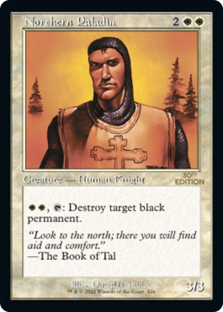Paladin du Nord — 30th Anniversary Edition — Magic: The Gathering