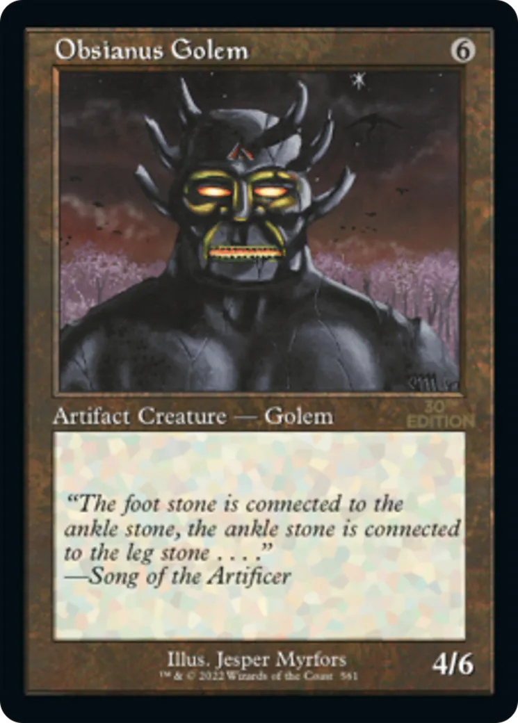 Obsianus Golem — 30th Anniversary Edition — Magic: The Gathering