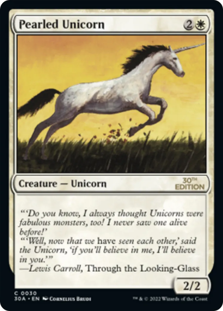 Licorne nacrée — 30th Anniversary Edition — Magic: The Gathering