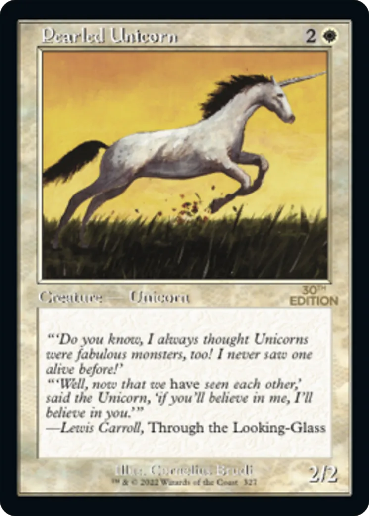 Licorne nacrée — 30th Anniversary Edition — Magic: The Gathering