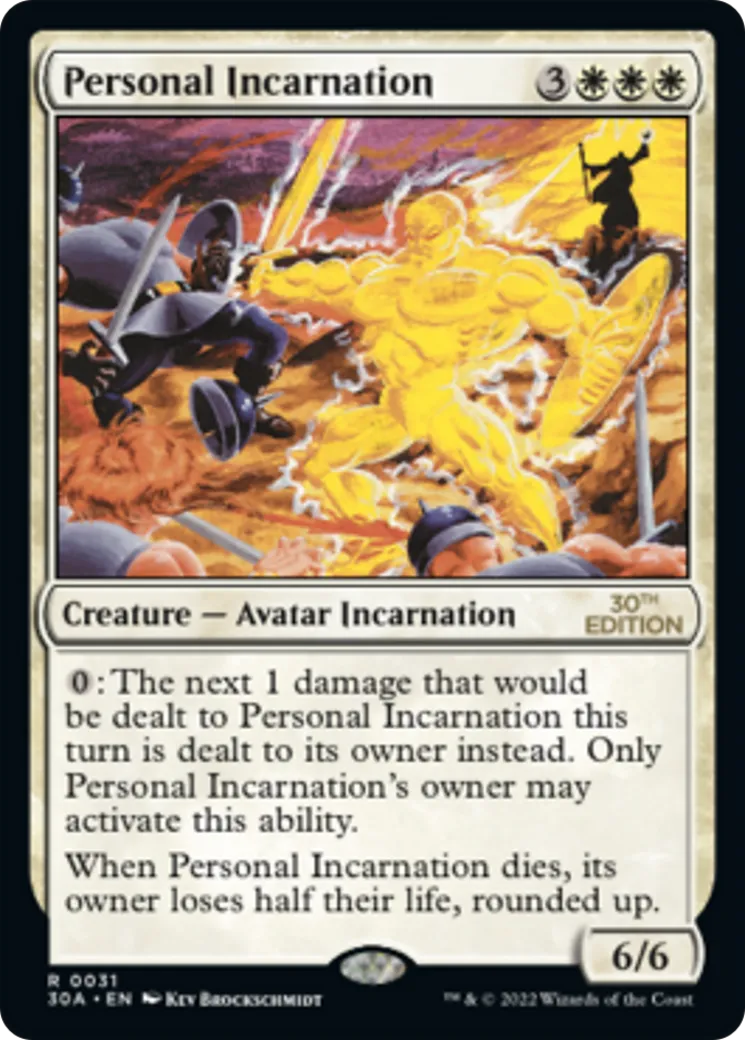 Personal Incarnation — 30th Anniversary Edition — Magic: The Gathering