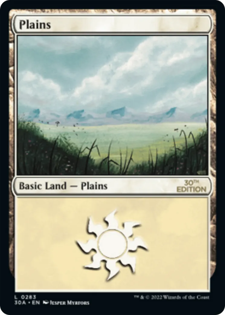 Plains — 30th Anniversary Edition — Magic: The Gathering