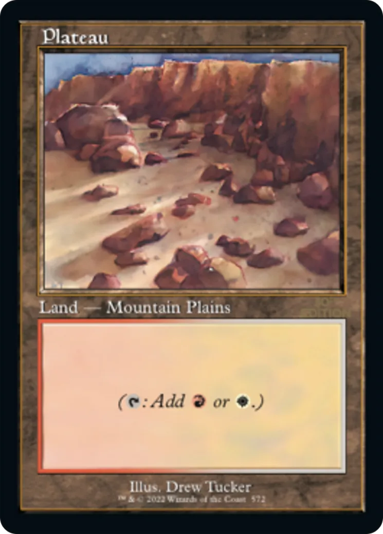 Plateau — 30th Anniversary Edition — Magic: The Gathering