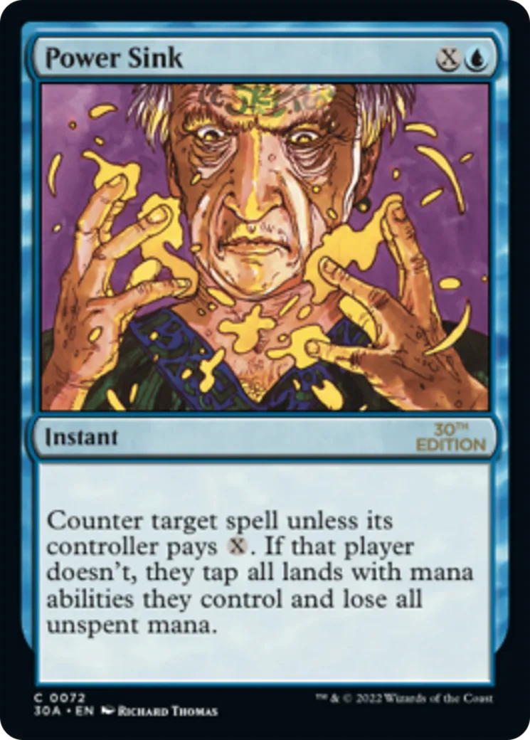 Power Sink from 30th Anniversary Edition - Magic: The Gathering
