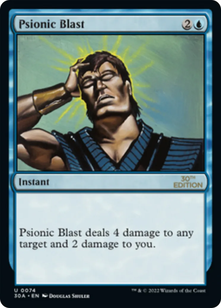 Psionic Blast — 30th Anniversary Edition — Magic: The Gathering