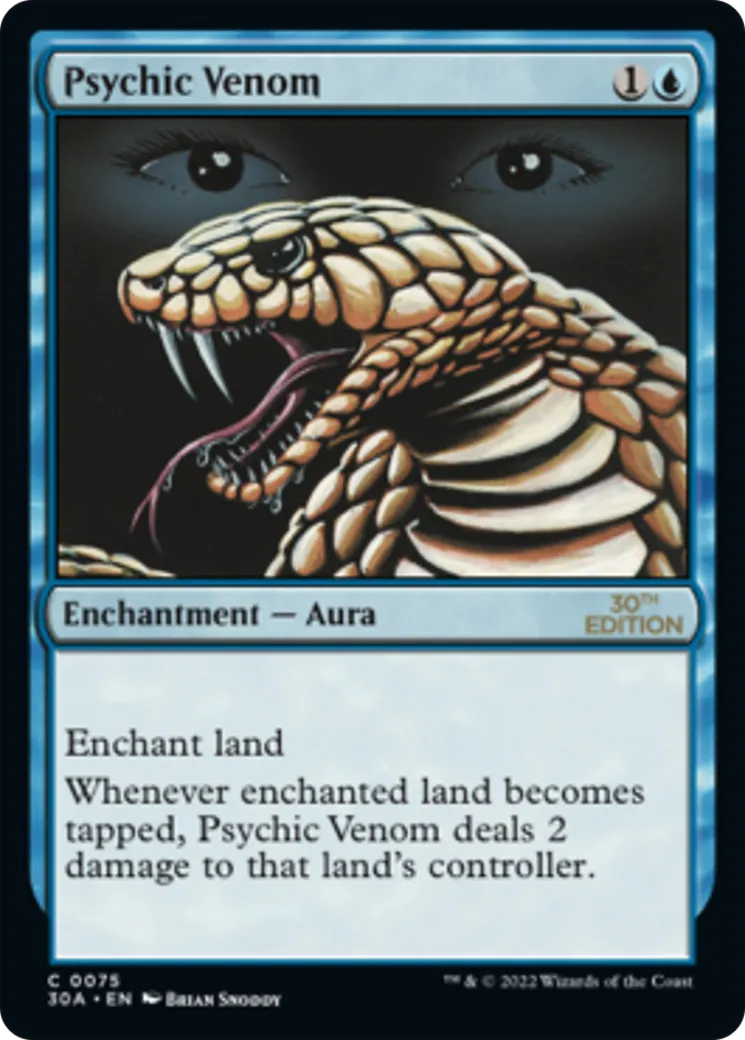 Psychic Venom — 30th Anniversary Edition — Magic: The Gathering