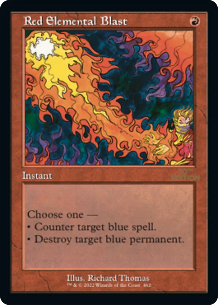 Salve élémentaire rouge — 30th Anniversary Edition — Magic: The Gathering