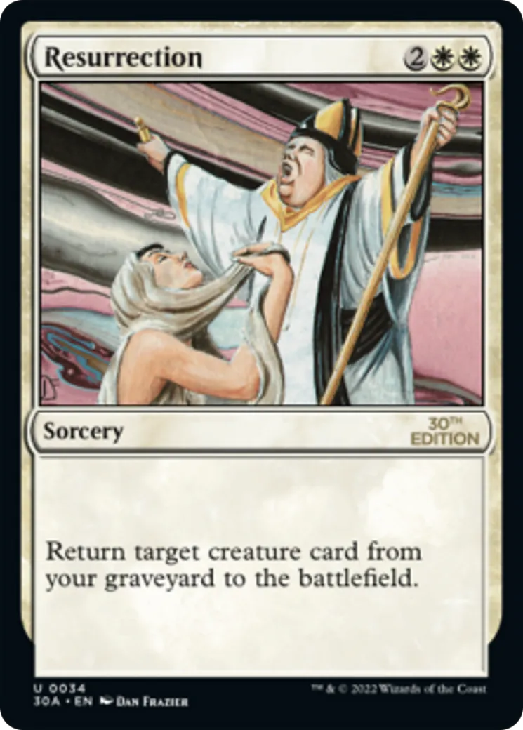 Resurrection — 30th Anniversary Edition — Magic: The Gathering