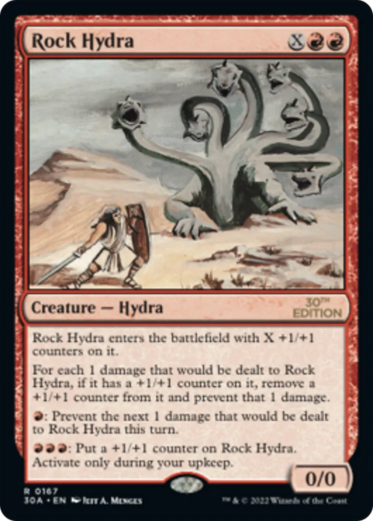 Rock Hydra from 30th Anniversary Edition - Magic: The Gathering