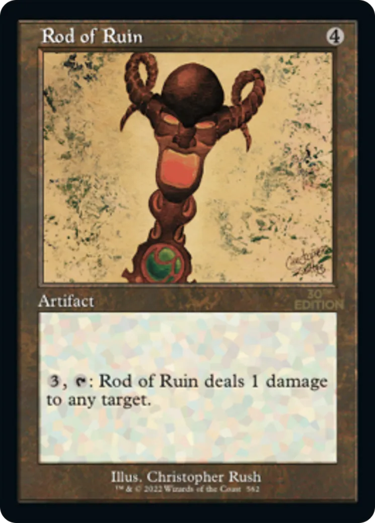 Rod of Ruin — 30th Anniversary Edition — Magic: The Gathering