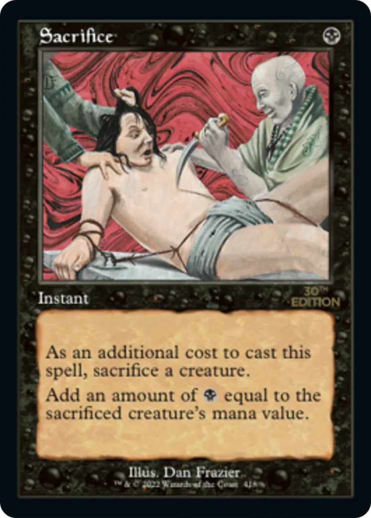 Sacrifice — 30th Anniversary Edition — Magic: The Gathering