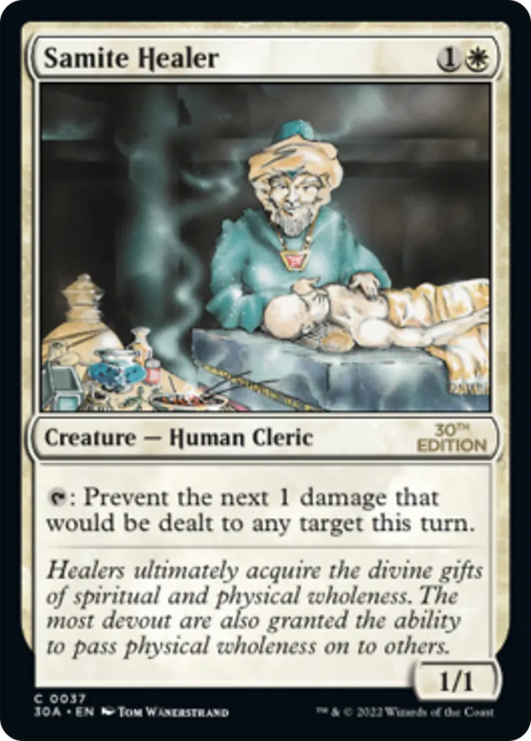 Samite Healer — 30th Anniversary Edition — Magic: The Gathering