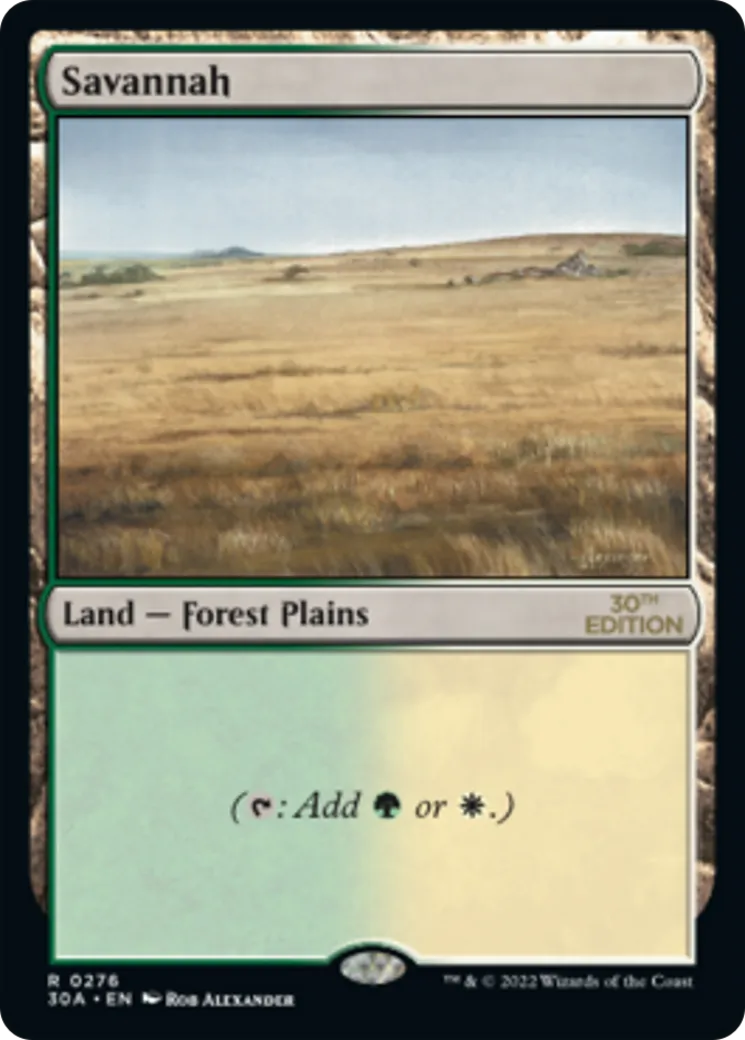 Savane — 30th Anniversary Edition — Magic: The Gathering