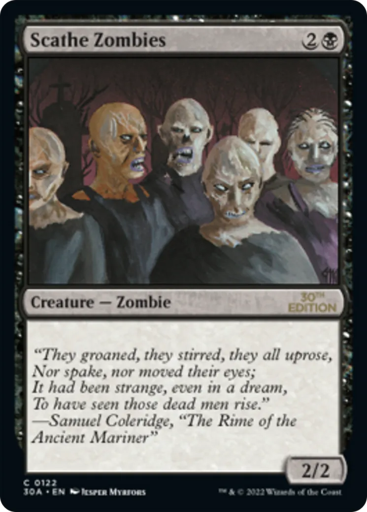 Scathe Zombies — 30th Anniversary Edition — Magic: The Gathering