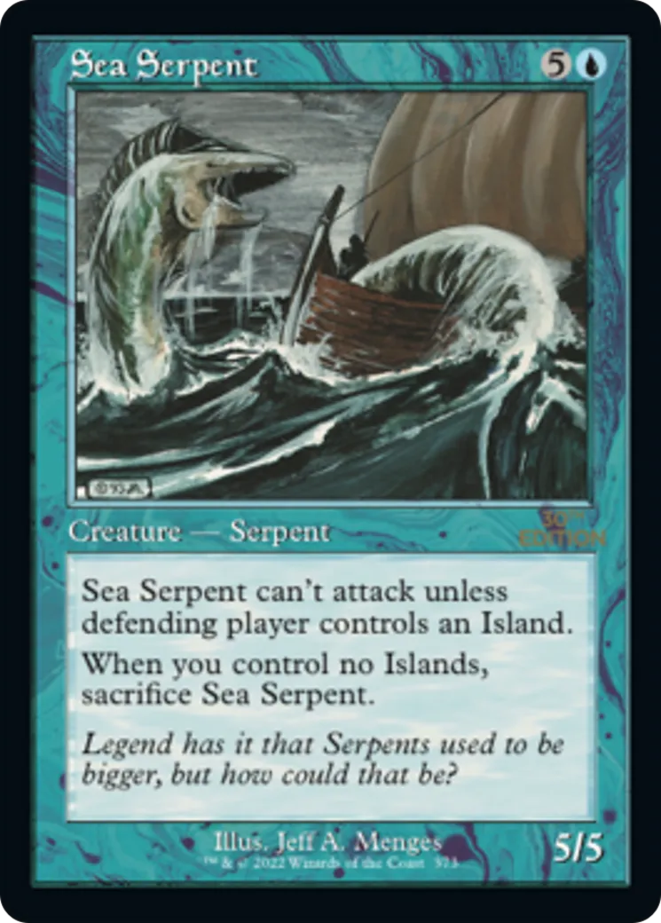 Grand serpent de mer — 30th Anniversary Edition — Magic: The Gathering
