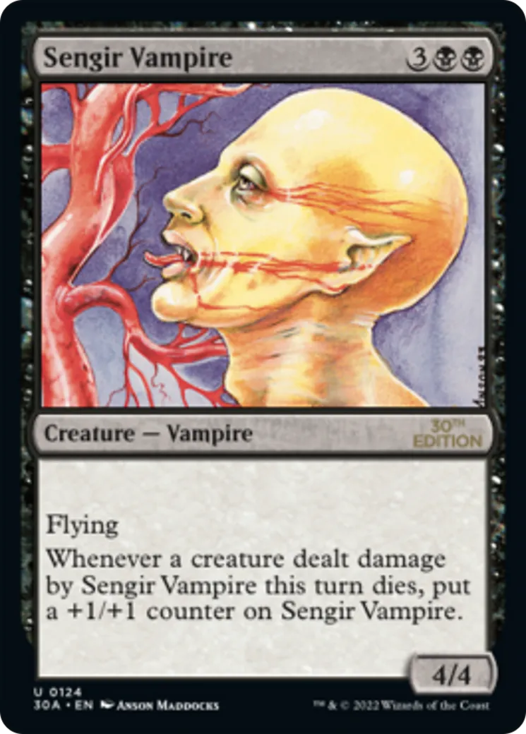 Sengir Vampire — 30th Anniversary Edition — Magic: The Gathering