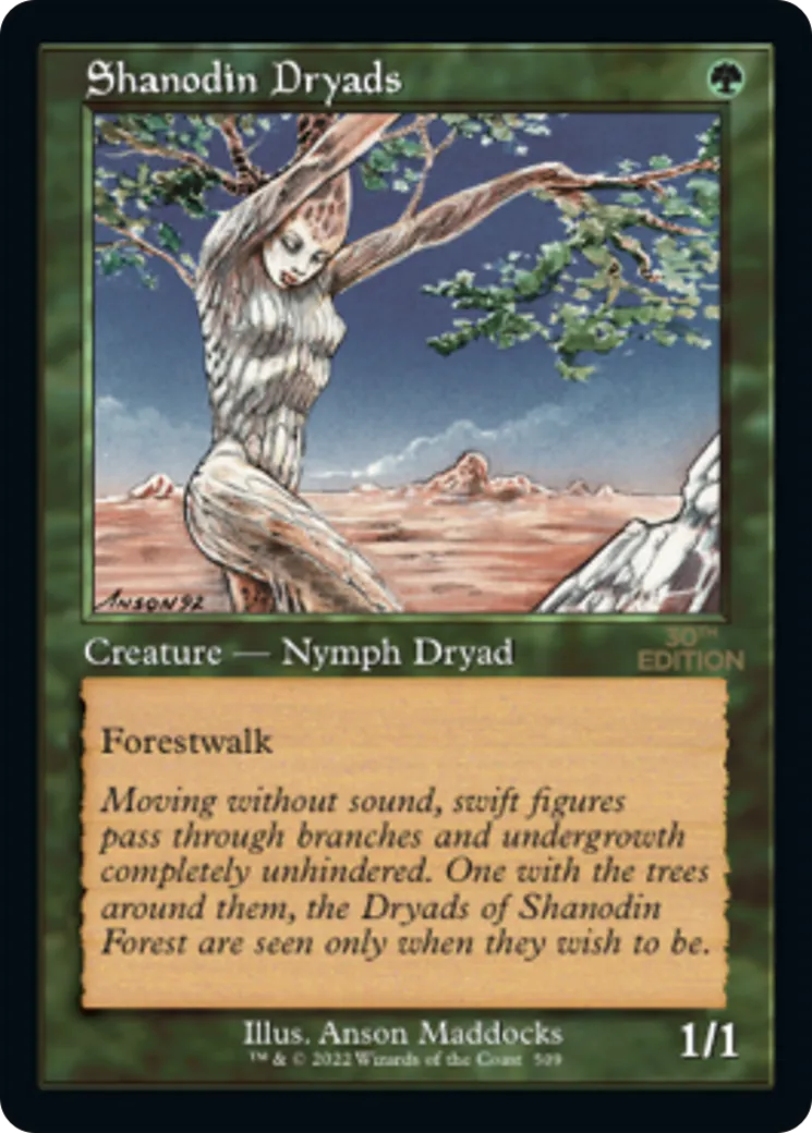 Dryades de Shanod — 30th Anniversary Edition — Magic: The Gathering