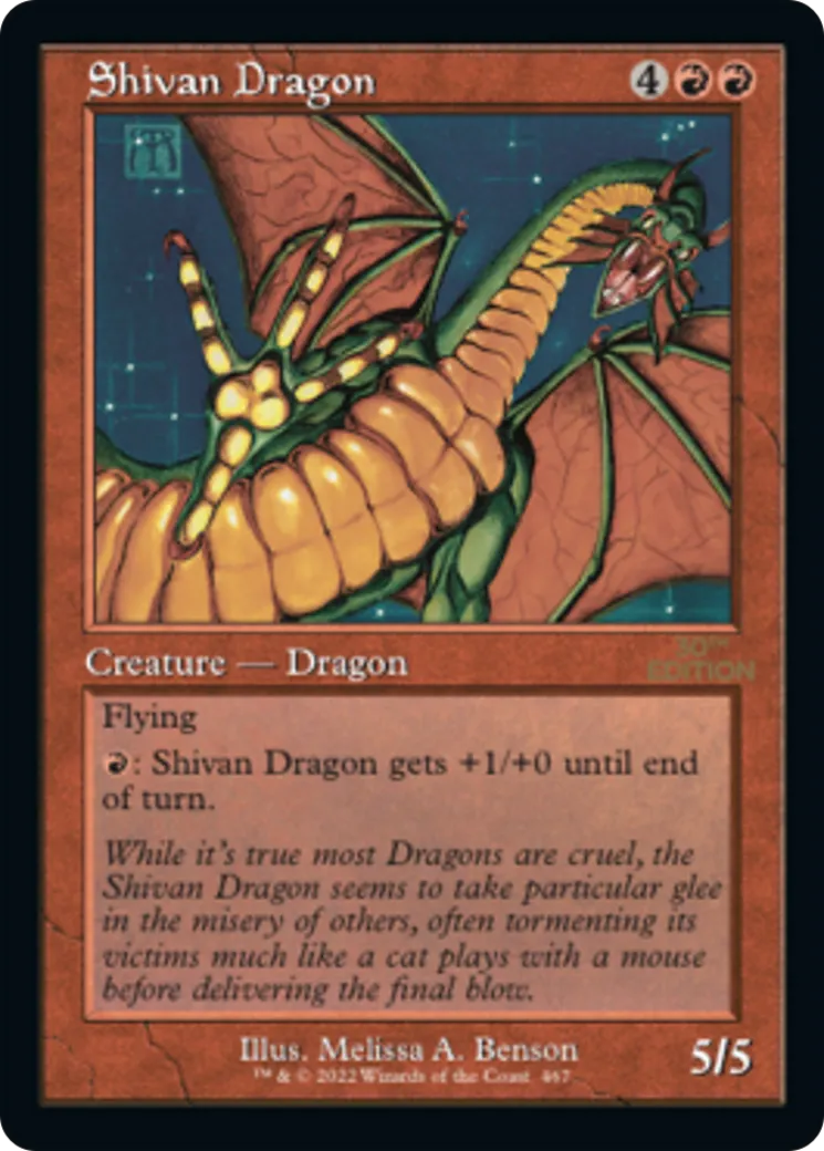Shivan Dragon — 30th Anniversary Edition — Magic: The Gathering