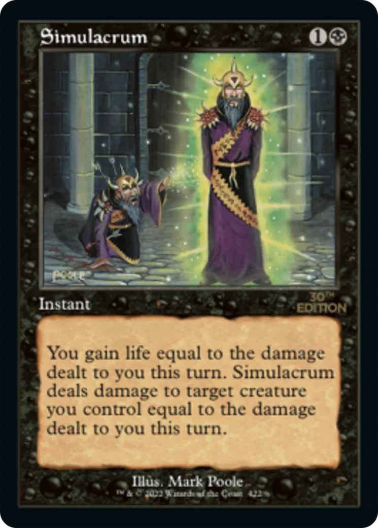 Simulacre — 30th Anniversary Edition — Magic: The Gathering