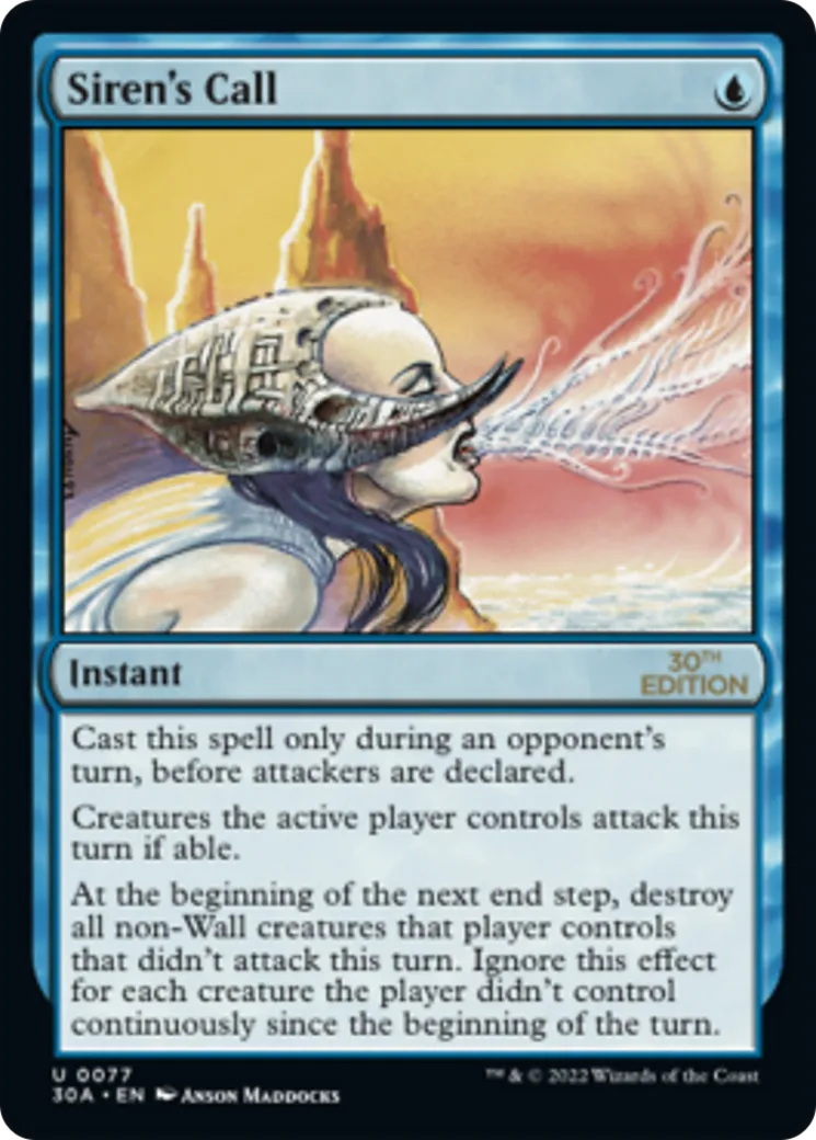 Siren's Call — 30th Anniversary Edition — Magic: The Gathering