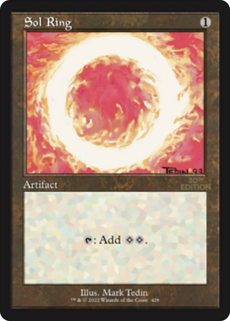 Sol Ring — 30th Anniversary Edition — Magic: The Gathering