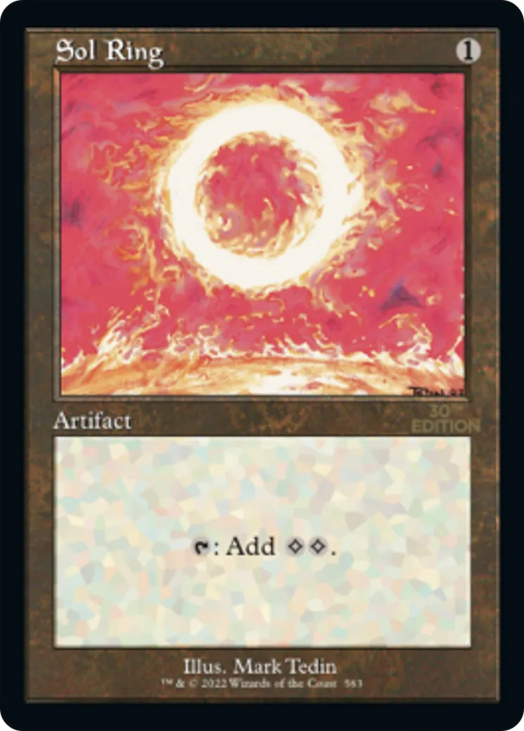 Sol Ring — 30th Anniversary Edition — Magic: The Gathering