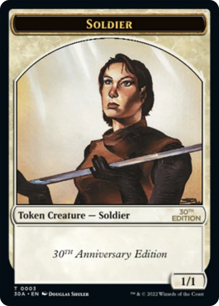 Soldier — 30th Anniversary Edition — Magic: The Gathering