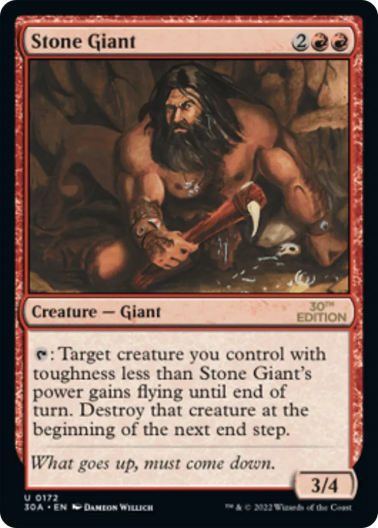 Stone Giant — 30th Anniversary Edition — Magic: The Gathering