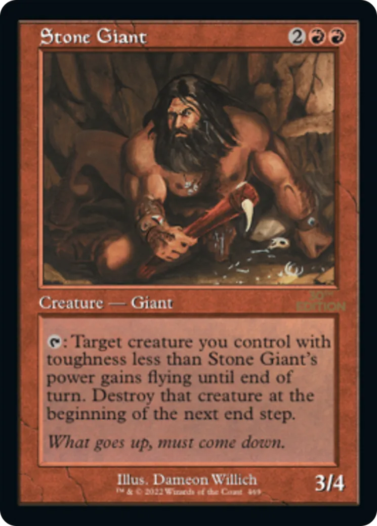 Géant de pierre — 30th Anniversary Edition — Magic: The Gathering