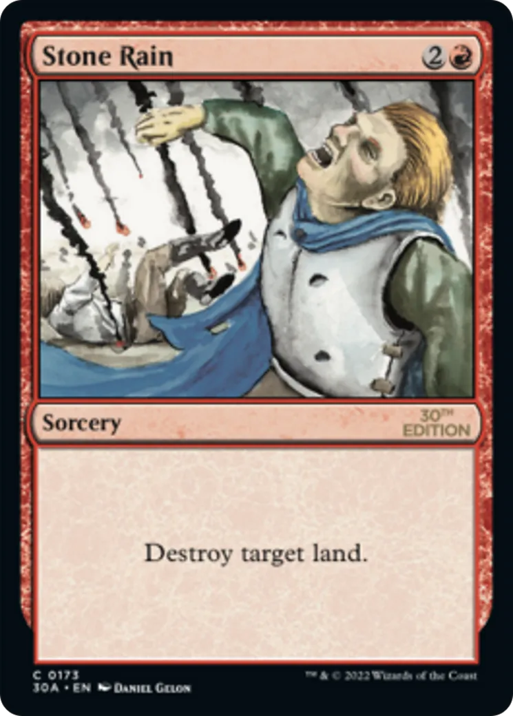 Stone Rain — 30th Anniversary Edition — Magic: The Gathering