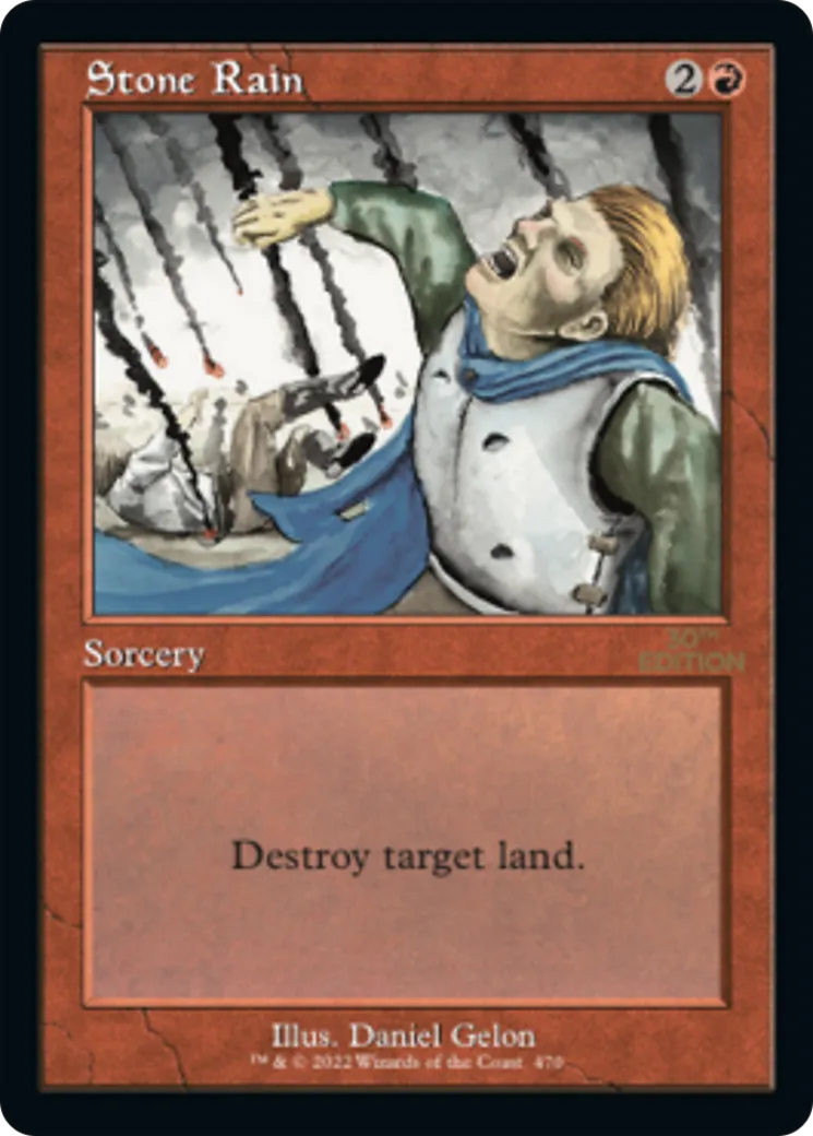 Stone Rain — 30th Anniversary Edition — Magic: The Gathering