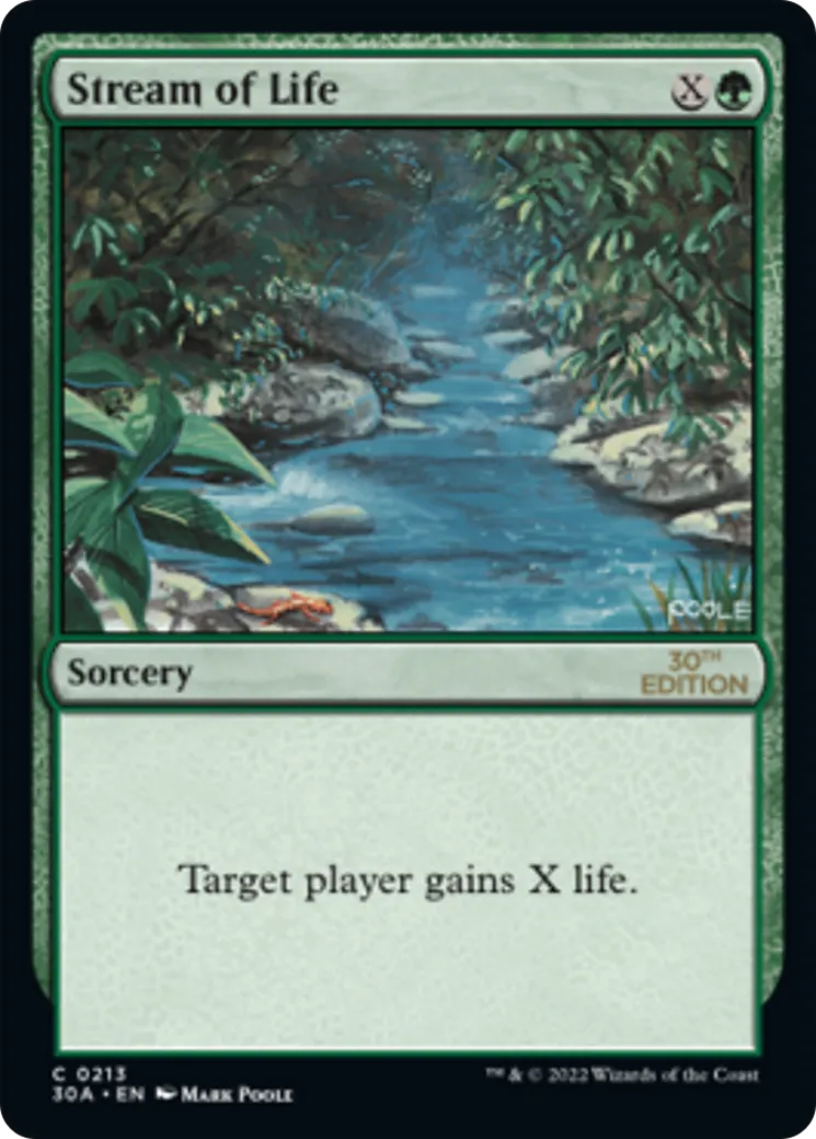 Stream of Life — 30th Anniversary Edition — Magic: The Gathering