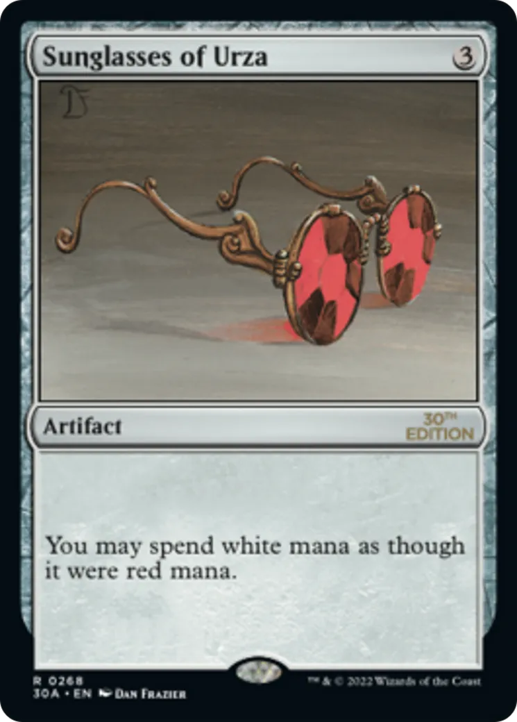 Lunettes solaires d'Urza — 30th Anniversary Edition — Magic: The Gathering